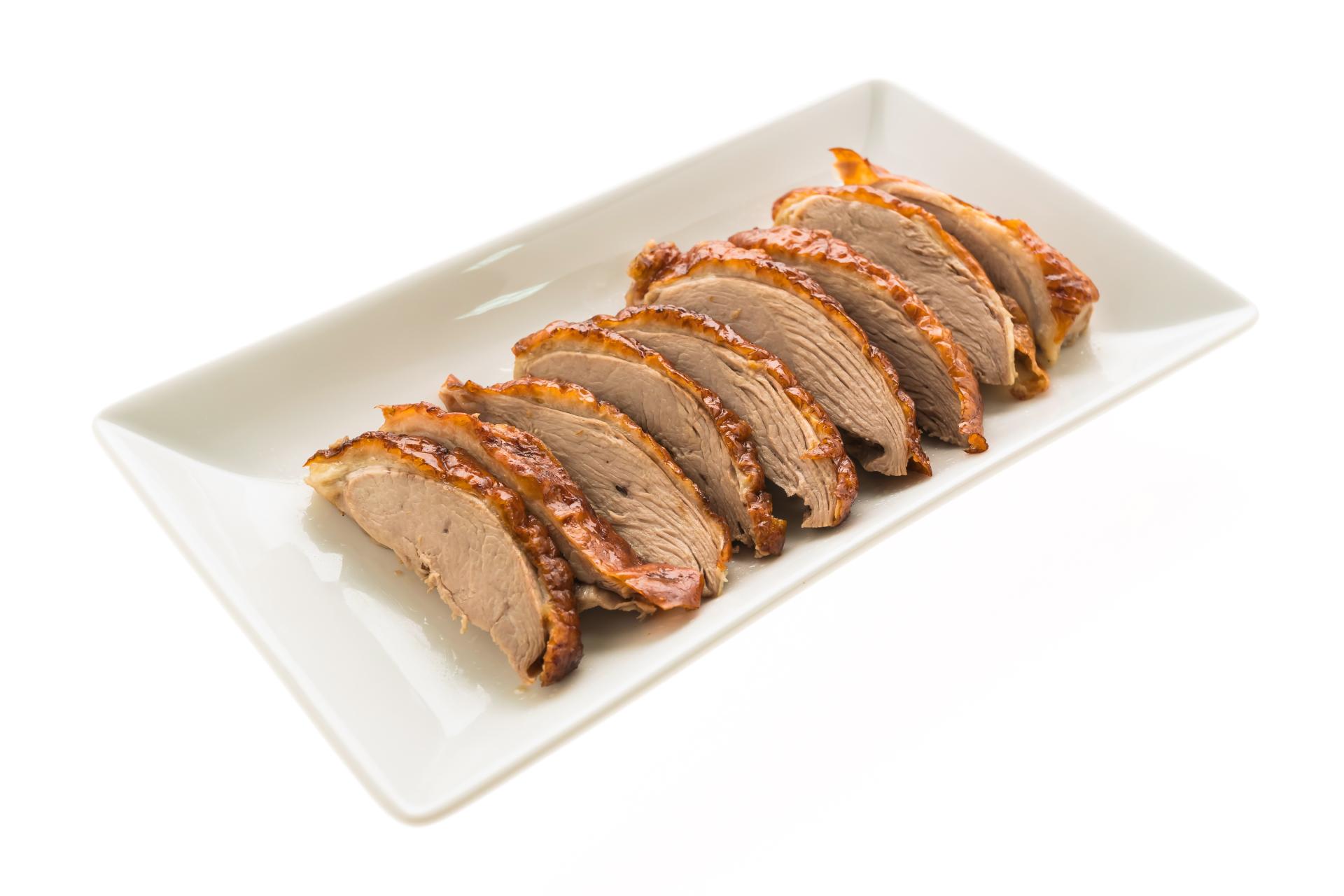 Vịt luộc chấm mắm gừng